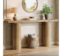 Tribesigns Table console extra longue de 160 cm, table rectangulaire en bois derrière le canapé, table d'entrée en bois pour salon, couloir, entrée