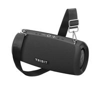 Tribit StormBox Lava Enceinte Bluetooth Puissante, 80 W | XBass, 24 h, IPX7 étanche, Bluetooth 5.3, EQ personnalisé, appairage TWS, portable, camping, plein air, plage, noir