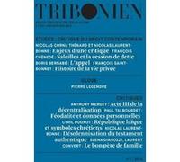 Tribonien. Revue critique de législation et de jurisprudence - 1-2018 Nicolas Cornu Thénard (Auteur), Nicolas Laurent-Bonne (Auteur)