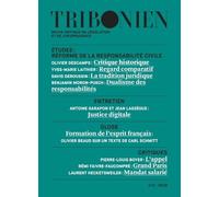 Tribonien Revue critique de législation et de jurisprudence - 2-2018 Réforme de la responsabilité civile 2018 - Nicolas Cornu Thénard - Societe Legislation Comparee - broché - Revue