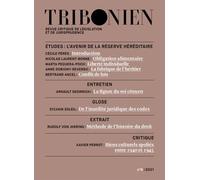 Tribonien Revue critique de législation et de jurisprudence n° 6-2021