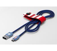 Tribu - Cabo USB -Microusb Marvel (Captain America)