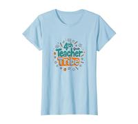 Tribu des Enseignants de 4e année : Inspirer Les éducateurs s'unissent T-Shirt, Femme, Bleu Céleste, XXL