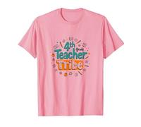 Tribu des Enseignants de 4e année : Inspirer Les éducateurs s'unissent T-Shirt, Homme, Rose, XXL