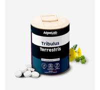 Tribulus Terrestris 2400 mg • AqeeLab Nutrition • 120 gélules végétales • 1 mois • Teneur garantie en Saponine • Force, Énergie & Libido • Fabriqué en France • Marque écoresponsable