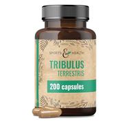 Tribulus Terrestris en Gélules 200 - Concentré à 90% de Saponines Vegan