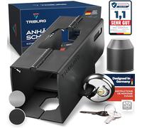 TRIBURG Antivol de remorque, y Compris antivol Rond + Capuchon de Protection AHK Gratuit - Sécurité Robuste pour remorque attelée ou dételée - Antivol de Timon