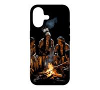 Tribus amérindiennes Feu de Camp Indien Américain Autochtone Coque pour iPhone 17