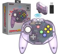 Tribute64 2.4ghz Mantte Sans Fil Pour Nintendo 64/Switch/Pc/Mac Atomic Purple