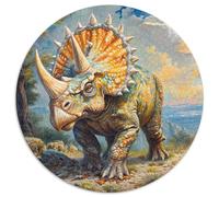 Tricératopes Puzzle 1000 Pièces Educa Jouet en Bois Divertissement Créatif De l'art De La DécoRation Jeu Éduchatif Challenge Toy pour Adultes Et Enfants À Partir De 12 Ans 1000pcs (67.5x67.5cm)