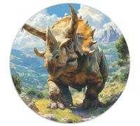 Tricératopes Puzzle 1000 Pièces Educa Jouet en Bois Jeu D'Intelligence DécoRation Intérieure Jeu Éduchatif Challenge Toy Adultes Et Enfants À Partir De 14 Ans 1000pcs (67.5x67.5cm)