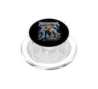 Tricératops Contrefaçon Vintage Paléontologie PopSockets PopGrip pour MagSafe