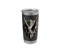Triceratops Dinosaure J'aime les dinos Doux Triceratops Gobelet isotherme en acier inoxydable double paroi