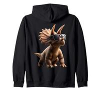 Triceratops Dinosaure J'aime Les Dinos Doux Triceratops Sweat à Capuche