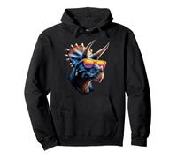 Triceratops Dinosaure J'aime Les Dinos Doux Triceratops Sweat à Capuche