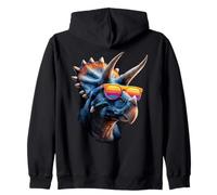 Triceratops Dinosaure J'aime Les Dinos Doux Triceratops Sweat à Capuche