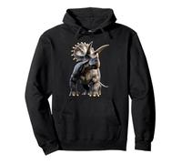 Triceratops Dinosaure J'aime Les Dinos Doux Triceratops Sweat à Capuche