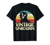 Tricératops Dinosaure Préhistorique Licorne Vintage T-Shirt Graphique avec Valeur