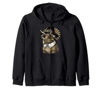 Triceratops Dinosaure Vintage Rétro Turquie Jour Dîner Automne Sweat à Capuche