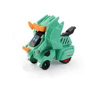 (Triceratops vert) jouet de Morphing à Impact inertiel modèle de voiture dinosaure tyrannosaure Chariot