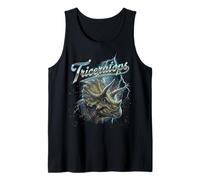 Triceratops Vintage 90s Retro Funny Dinosaur 80s Triceratops Débardeur