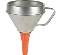 Trichter aus Weissblech, 1.3l. Avec filtre Ø160mm