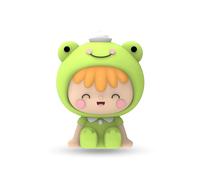 Triciclo Editores DundunBaby « Grenouille » | Jouets à collectionner pour filles de plus de 3 ans | 4 cadeaux spéciaux brillent dans le noir | Cadeaux pour enfants | Poupées éducatives