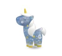 Triciclo Editores DundunUnicorns Starry - Poupées - Licornes - Transparent avec paillettes - À collectionner pour filles + 3 ans