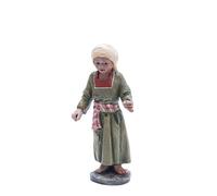 Triciclo Editores - Figurine de Crèche Jose Luis Mayo | Famille Fille Marchand | Scène Mercaderes | Réalisée en Résine avec Poudre d'Albâtre | 11 cm