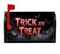 Trick Couvertures magnétiques de boîte aux lettres d'Halloween pour décoration extérieure, jardin, cour, 53,3 x 64,9 cm