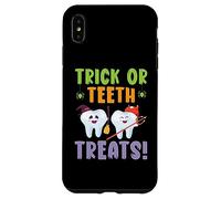 Trick Or Teeth Treats Dentisterie Dentaire Halloween Coque pour iPhone XS Max