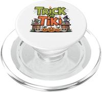 Trick Or Tiki Funny Halloween GNOME Tiki Tiki PopSockets PopGrip pour MagSafe