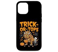 Trick-Or-Tops Seau à Bonbons Triceratops Halloween Coque pour iPhone 12/12 Pro