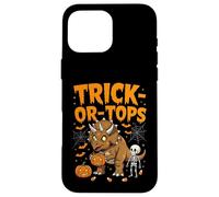 Trick-Or-Tops Seau à Bonbons Triceratops Halloween Coque pour iPhone 16 Pro Max
