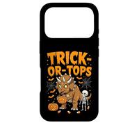 Trick-Or-Tops Seau à Bonbons Triceratops Halloween Coque pour iPhone 17 Pro