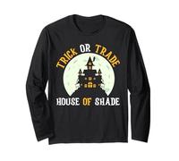 Trick Or Trade House of Shade Scary Realtor Halloween Manche Longue