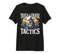 Trick Or Trade Tactics Halloween Finance Accountant T-Shirt Haut de Gamme