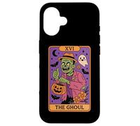 Trick Or Treat avec la 16e Carte de Tarot The Ghoul Coque pour iPhone 16