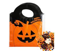 Trick Or Treat Candy Bags, Halloween Favor Gift Pouches for Kids
