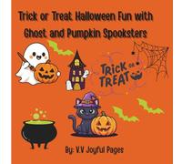 Trick or Treat Halloween Fun with Ghost and Pumpkin Spooksters
