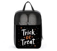 Trick or Treat Sac à chaussures d'Halloween pour voyage usage quotidien Sac de rangement anti-poussière Pochette de rangement pour chaussures de golf