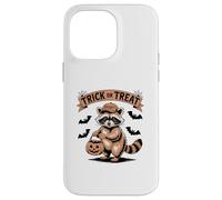 Trick Or 'Treat Spooky Raton Laveur Halloween Coque pour iPhone 14 Pro Max