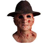 Trick Or Treat Studios Le Cauchemar de Freddy Masque Latex Deluxe avec Chapeau Freddy Krueger