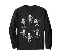 Trick Or Treating Dancing Squelette Halloween Dancing Manche Longue