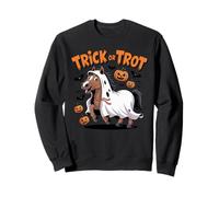 Trick Or Trot Halloween Équitation Sweatshirt