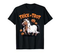 Trick Or Trot Halloween Équitation T-Shirt