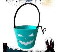 Trick Ou Treat Panier - Seau Halloween Éclairage Fluorescent | Glow In Dark Goody Holder - THEME PARNE FORVOR, KIDS NIGHT SETUP TOUT Rangement De Collation Lumineuse Decoration Supply Holiday Event Ac