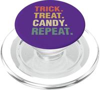 Trick Treat Candy Repeat Funny Halloween Priorités PopSockets PopGrip pour MagSafe