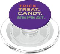 Trick Treat Candy Repeat Funny Halloween Priorités PopSockets PopGrip pour MagSafe