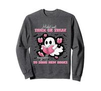 Trick Treat Myself to Books Chemise Humoristique pour la Lecture de fantômes Sweatshirt
